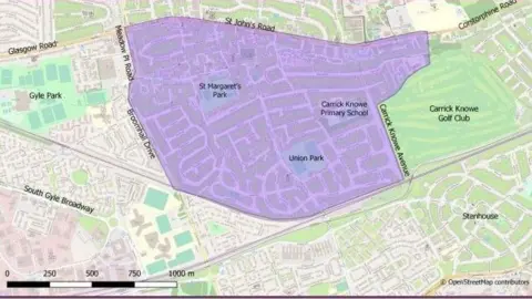 City of Edinburgh Council Low traffic neighbourhood in Corstorphine