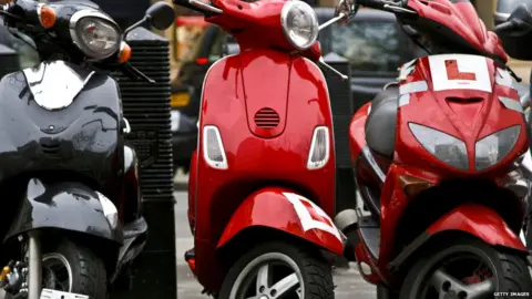 Getty Images Scooters in London