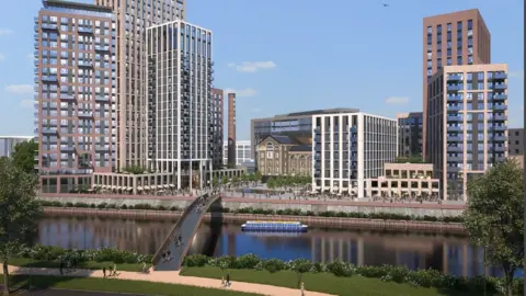 Legal and General Brains Brewery site plan