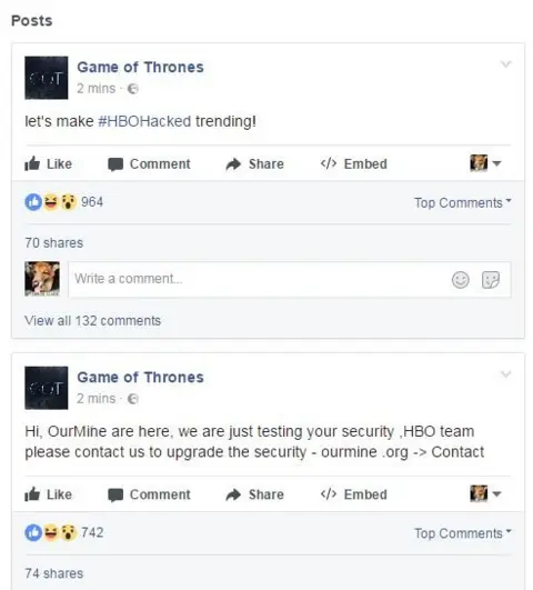 Facebook: HBO Facebook