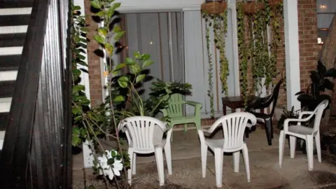 Getty Images The back patio of the apartment building in Florida where Sayfullo Saipov was a resident