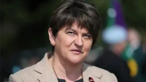 PA Media Arlene Foster