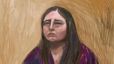 Reuters Artist's impression from court of Erin Patterson