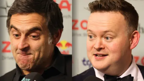 Ronnie O'Sullivan and Shaun Murphy
