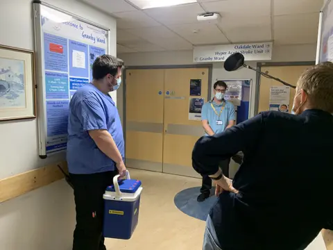 Newsbeat in Harrogate District Hospital