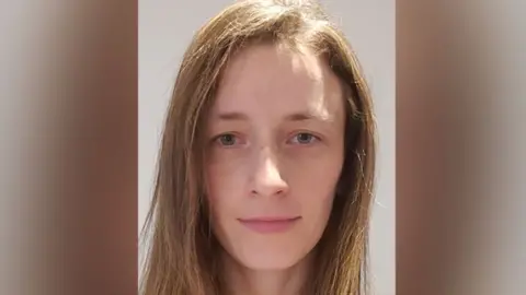 Lincolnshire Police A head-and-shoulders picture of Kristine Sparane. She has blue eyes and light brown shoulder-length hair.