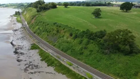 Network Rail Newport to Gloucester rail line