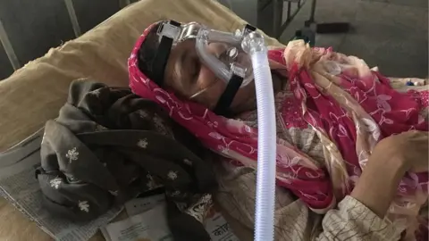 Nasreen Begum has been in and out of the hospital since 2015