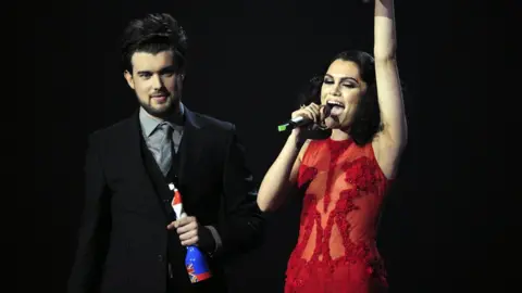 Getty Images Jack Whitehall and Jessie J