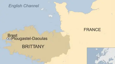 Brittany map