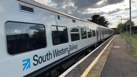 BBC A South Western Railway train