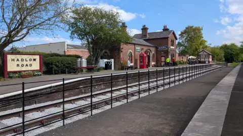 A view of the former Hadlow Road Railway Station