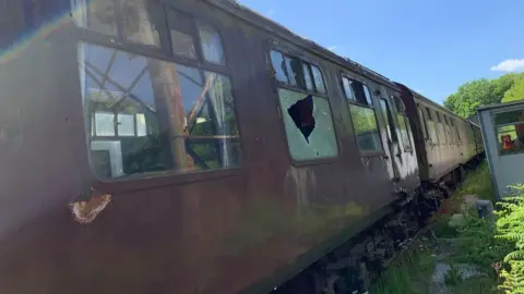 Midland Railway Trust Midland Railway in Butterley had carriages vandalised in May