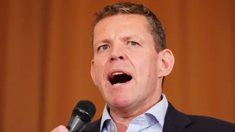 PA Media Leader of Plaid Cymru, Rhun ap Iorwerth speaking during the launch of the party's General Election campaign