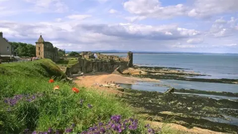 Getty Images Beach at St Andrews Castle