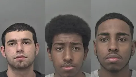 Humberside Police Peter Balog (left), Khalid Aadan(centre) and Mohamed Aadan (right)