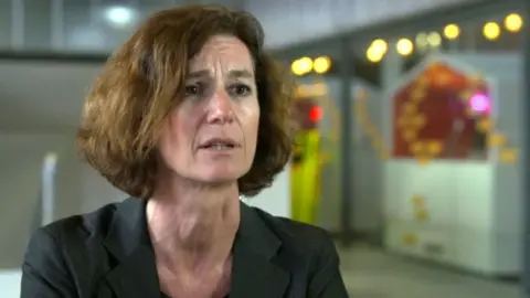 BBC Patricia Greer speaking in an interview