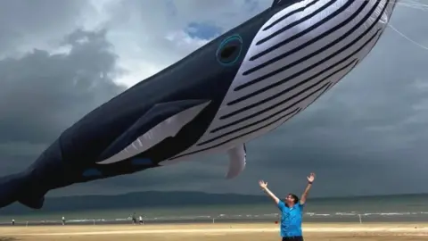 Kitecrew Ireland Whale kite