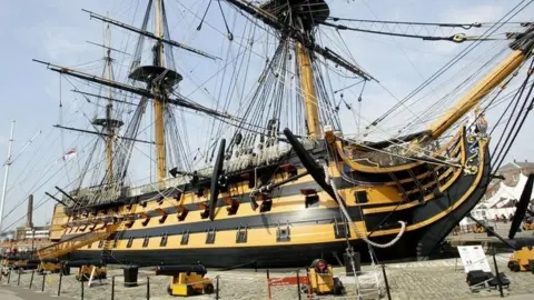 PA Media HMS Victory in Portsmouth, Hampshire