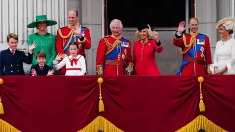 PA Media Royal Family on balcony