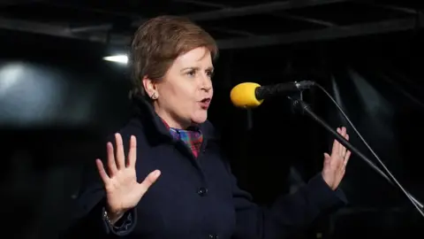 PA Media Sturgeon rally