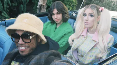 Tehillah De Castro Anderson .Paak with Domi and JD