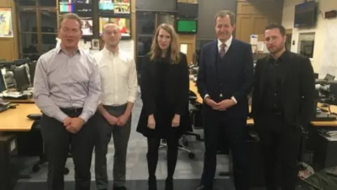 BBv Michael Portilo, Michael Walker, Katy Balls, Alastair Cambell and Matthew Heineman