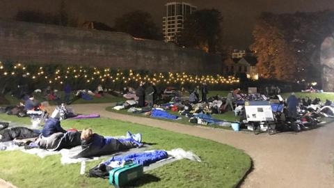 Image of a previous big sleep out event organised by Launchpad