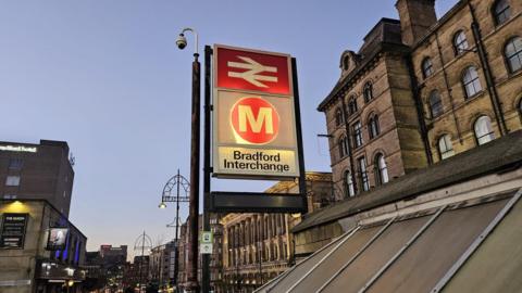 Bradford Interchange sign 