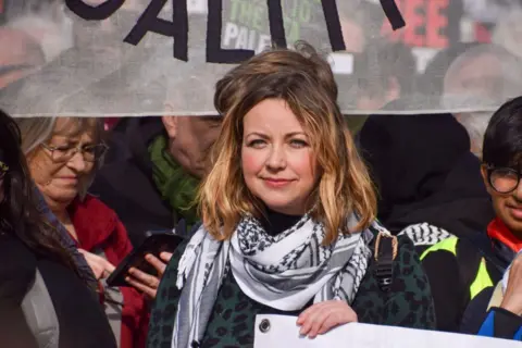 Getty Charlotte Church at a protest