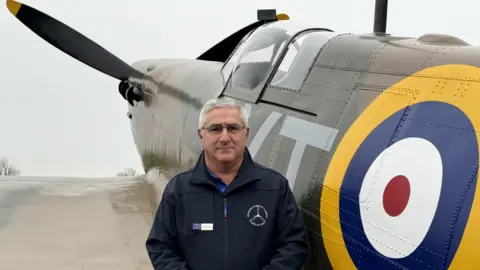 Jo Burn/BBC Battle of Britain Memorial manager Jules Gomez