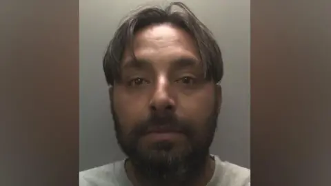 A custody image of Amritpal Singh after his arrest.