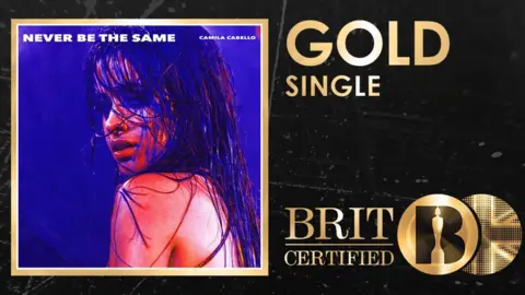 BPI Camila Cabello's gold award