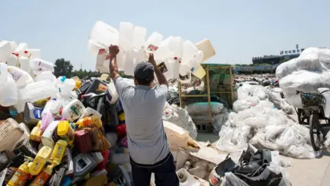 Getty Images Recycling in China