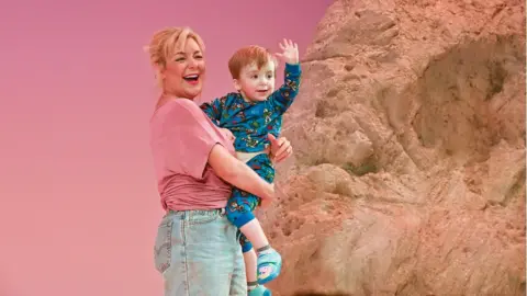 Getty Images Sheridan Smith and her son