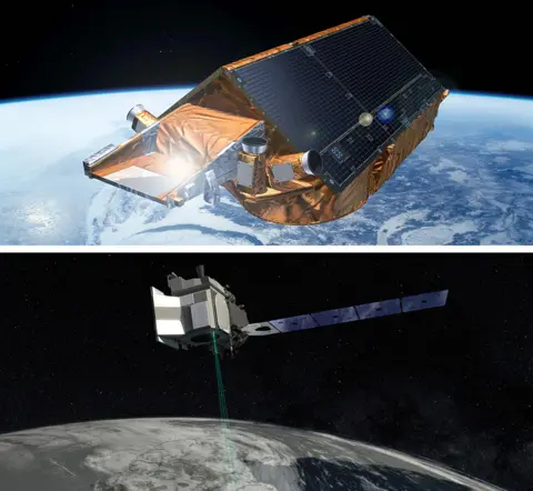 ESA/NASA CryoSat-2 and IceSat-2