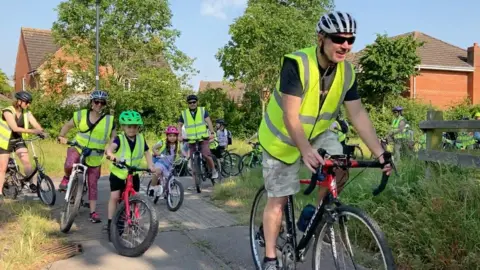 Simon Storey Bicycle bus scheme