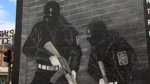 BBC Paramilitary mural