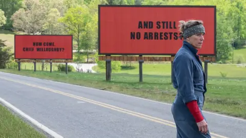 Toronto International Film Festival Scene of Three Billboards Outside Ebbing, Missouri