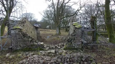 National Trust/PA Wire Malham Tarn barn in the Yorkshire Dales