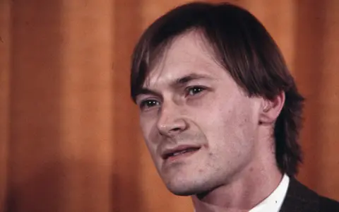 Shutterstock David Amess pictured in 1986