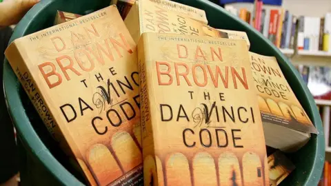 Getty Images Copies of the Da Vinci Code by Dan Brown