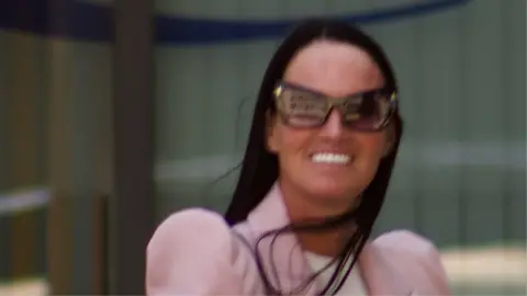 Lynda Roughley Sarah Williams outside court