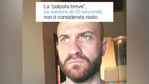 Paolo Camilli/Instagram White Lotus actor Paolo Camilli was among those expressing his anger that "a brief grope, if it's under 10 seconds, isn't considered a crime"