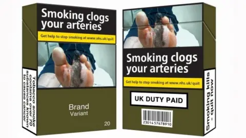 ASH Cigarette packaging