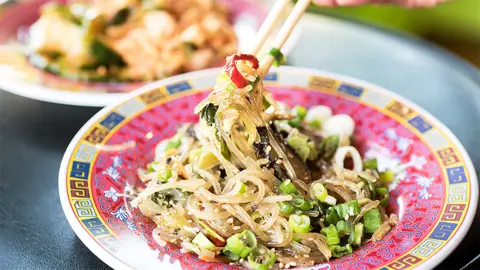 Getty Images Japchae dish