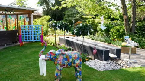 PA Media Helen & Douglas House's new garden