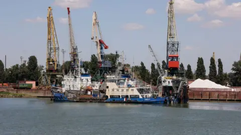 Getty Images The port of Izmail, file image