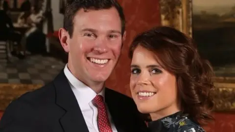 PA Princess Eugenie and Jack Brooksbank