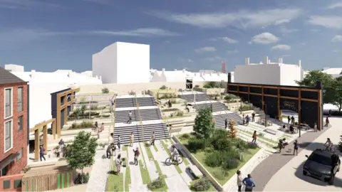 Wavensmere Homes How the open area on the site could look